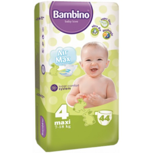 Подгузники Bambino Baby Love Air Max maxi №4 (7-18 кг) 44 шт.